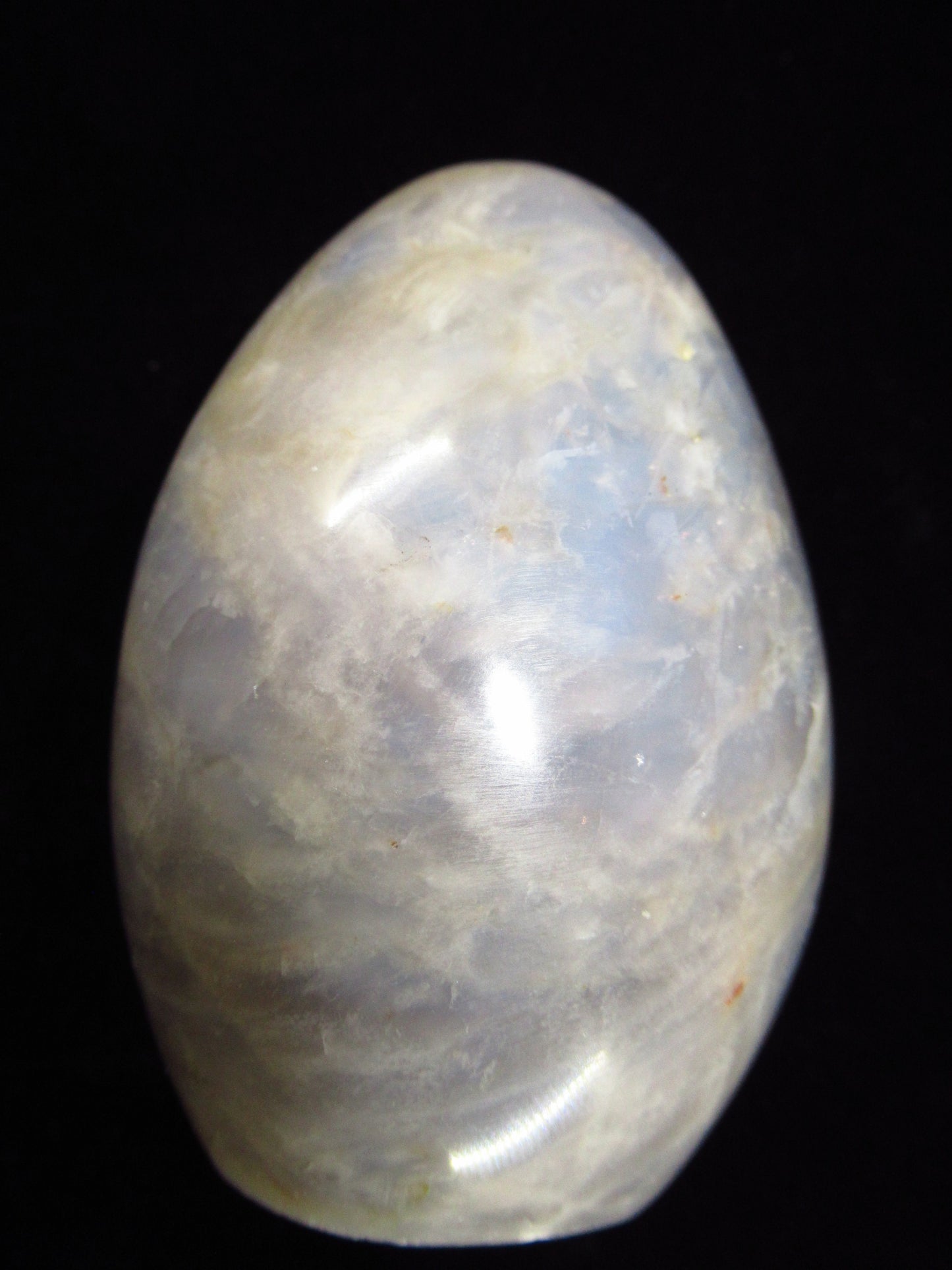 Blue Rose Quartz Freeform Polished Light Blue 3.5x3x2