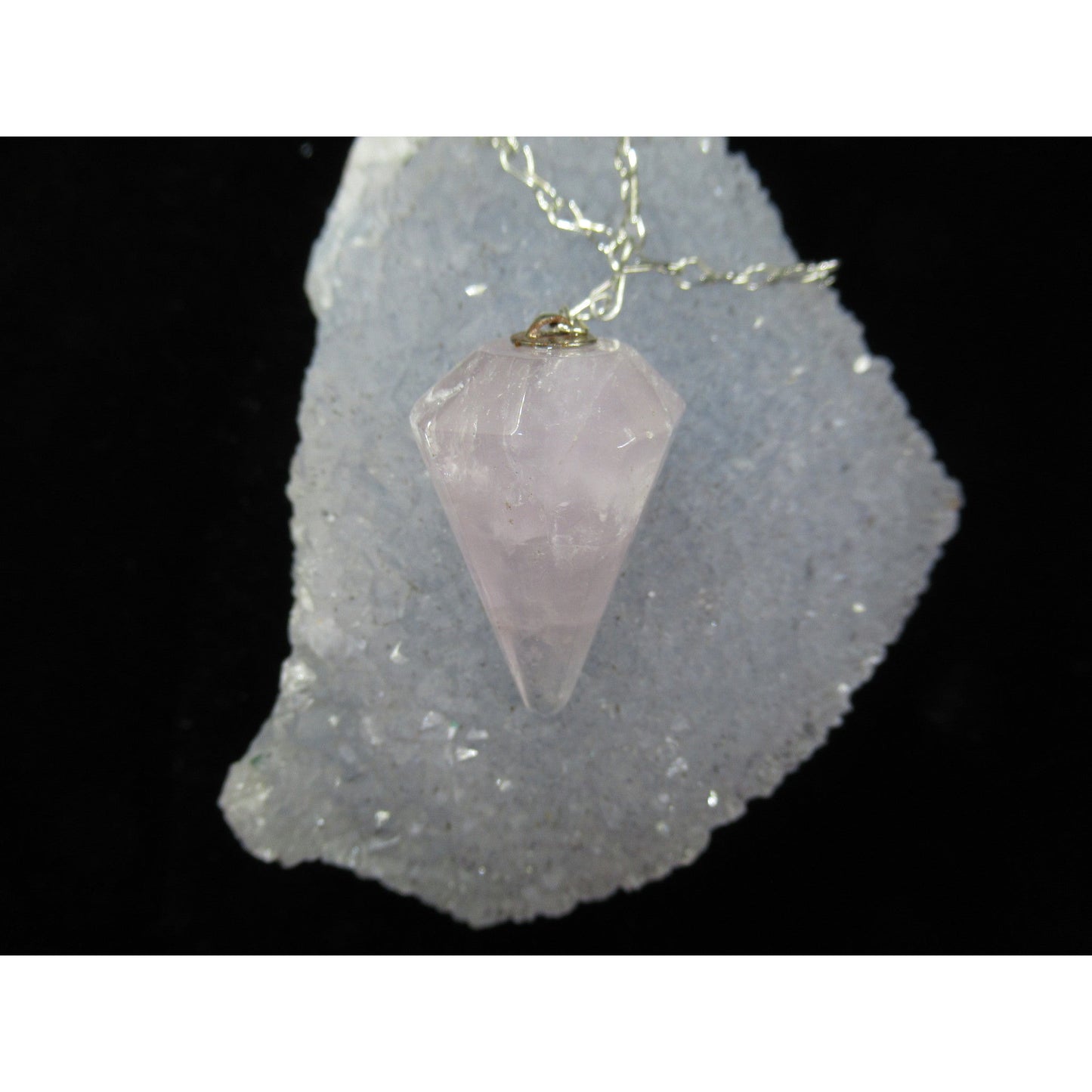 Lavender Amethyst Pendulum Polished Light Purple 1.5 - 2 X .5 - .75 Inches