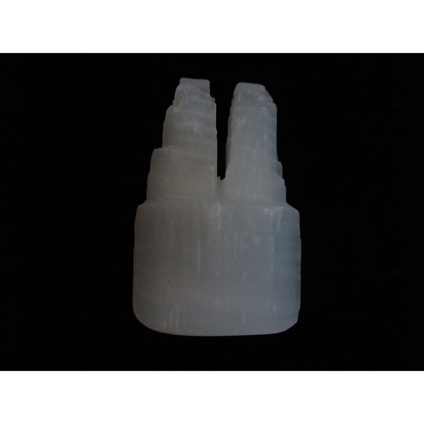 Selenite Large Raw Double Raw White 4 X 3