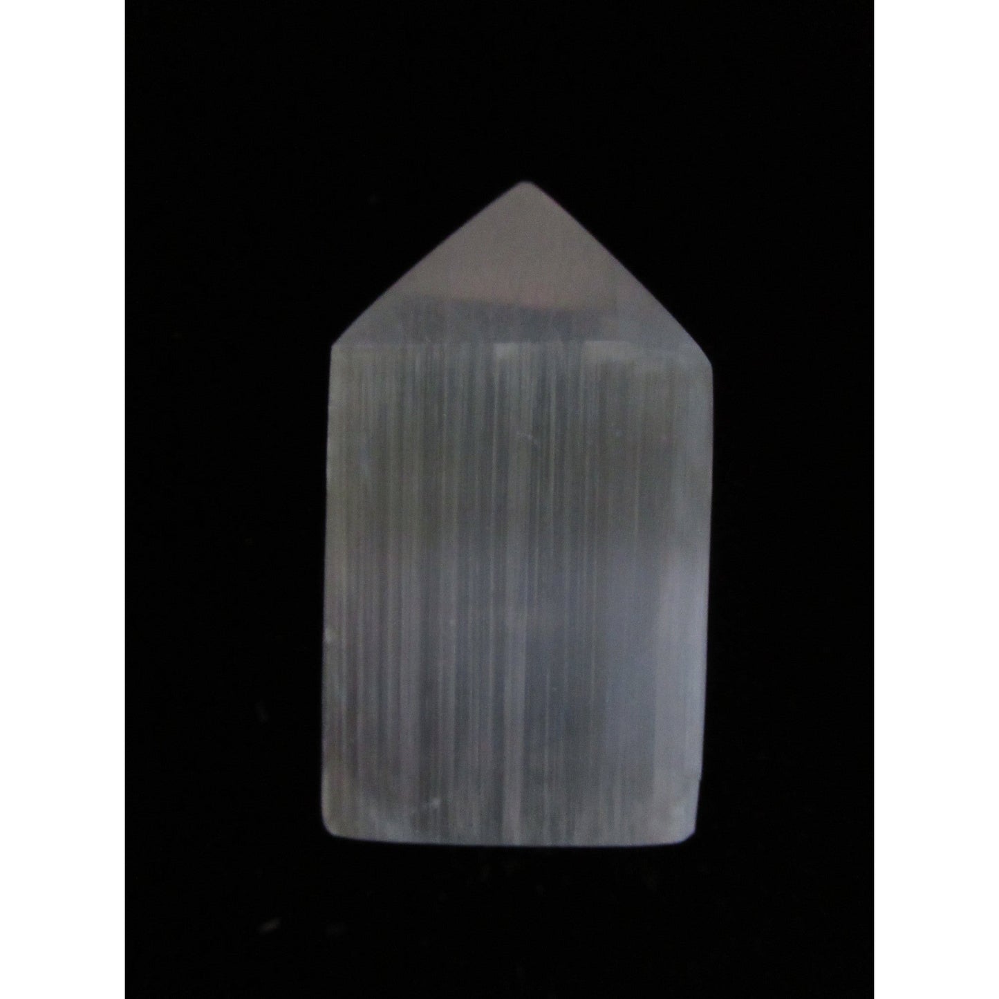 Selenite Small Obelisk Tower Polished White 2.5 X 1.5