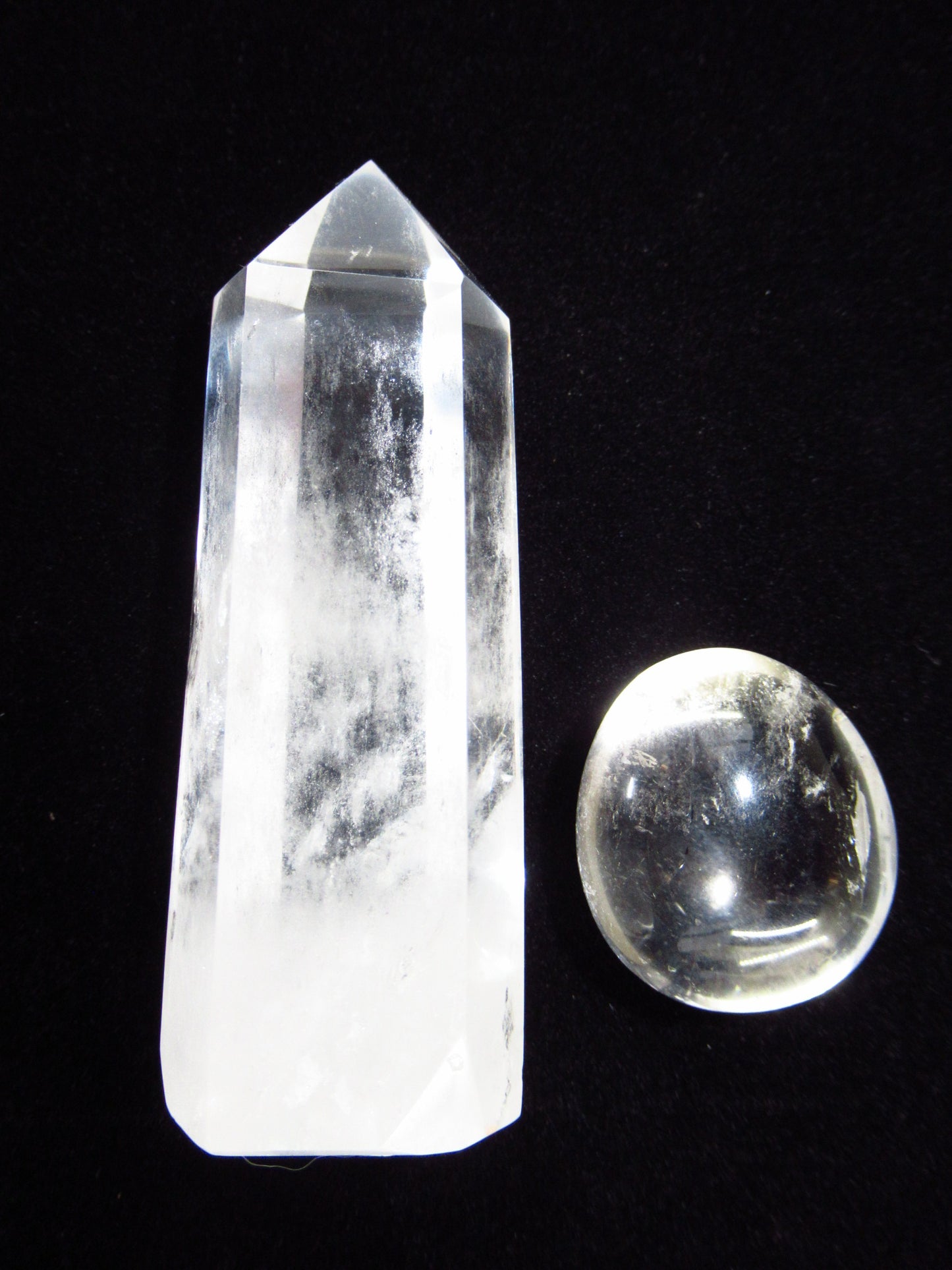Phantom Quartz Medium Tower With Polished Stone Polished Clear 3 x 1