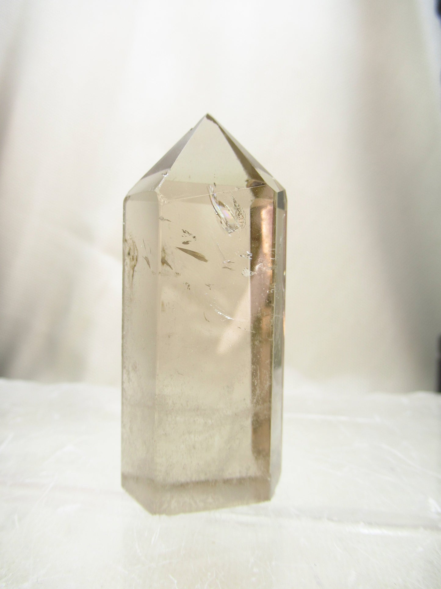 Phantom Quartz Small Tower Polished Brown 2.25x1 Inch